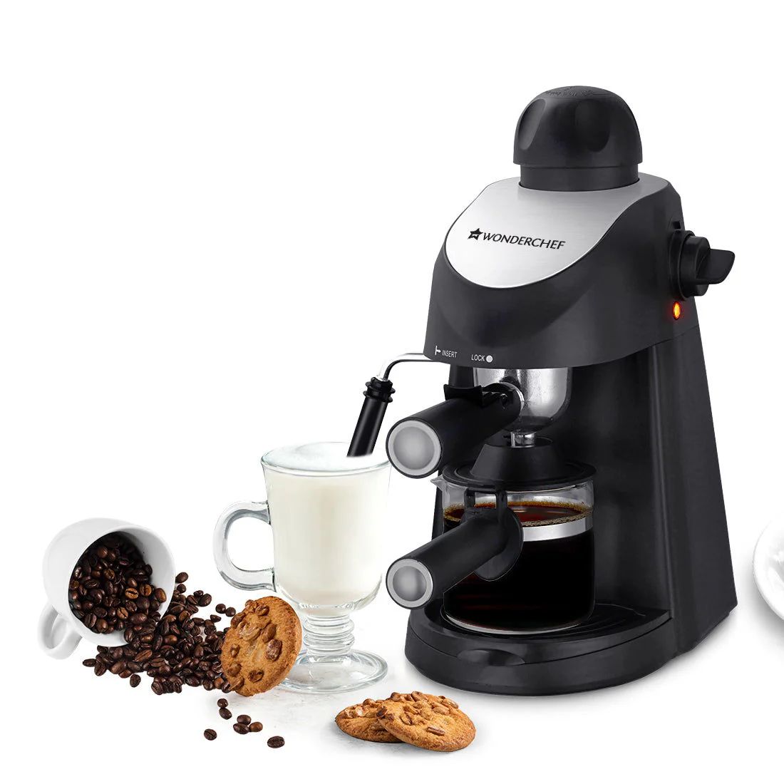 Grand Breakfast Pack | Royal Velvet Non-stick Cookware Set - 5Pc, Oven Toaster Griller (OTG) 10 L, Essenza Instant Egg Boiler, Regenta Espresso Coffee Maker 5-bar - Image 5