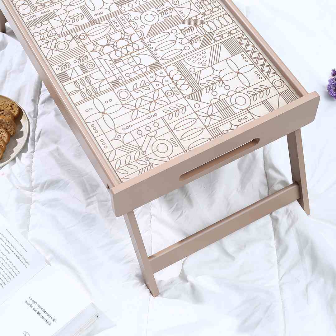 Casablanca Bed Tray Geometric Pattern - Image 2