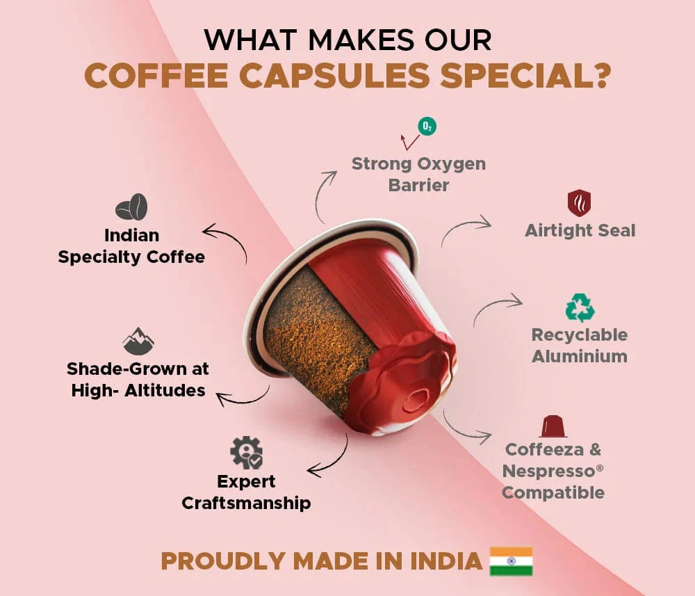 Coffeeza Cremoso Aluminium Coffee Capsules - Image 3
