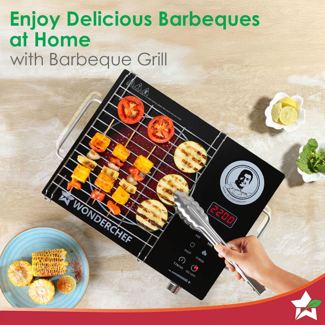 Easy Cook Infrared Cooktop | 2200 Watt Induction Cooktop | LED Digital Panel | Smart Touch Buttons | 2 Year Warranty - Image 4