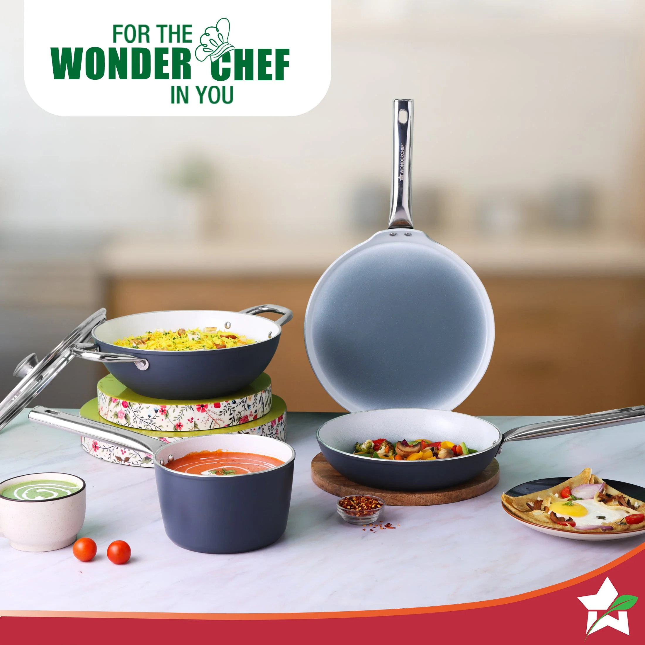 Eco-Glide Ceramic Saucepan 16cm, Non-Toxic, Chemical & PFOA Free, 1.75L capacity, Low Oil Cooking, Scratch-resistant, Stainless-steel Handle, Gas & Induction Compatible, 2-Yr Warranty, Grey - Image 8