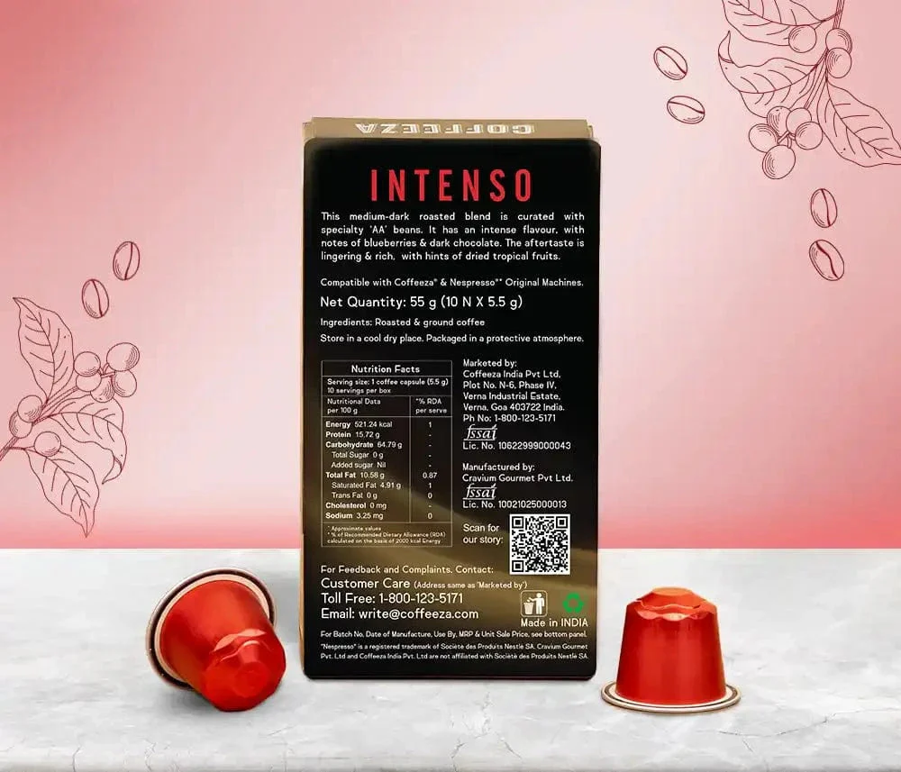 Coffeeza Intenso Aluminium Coffee Capsules - Image 4