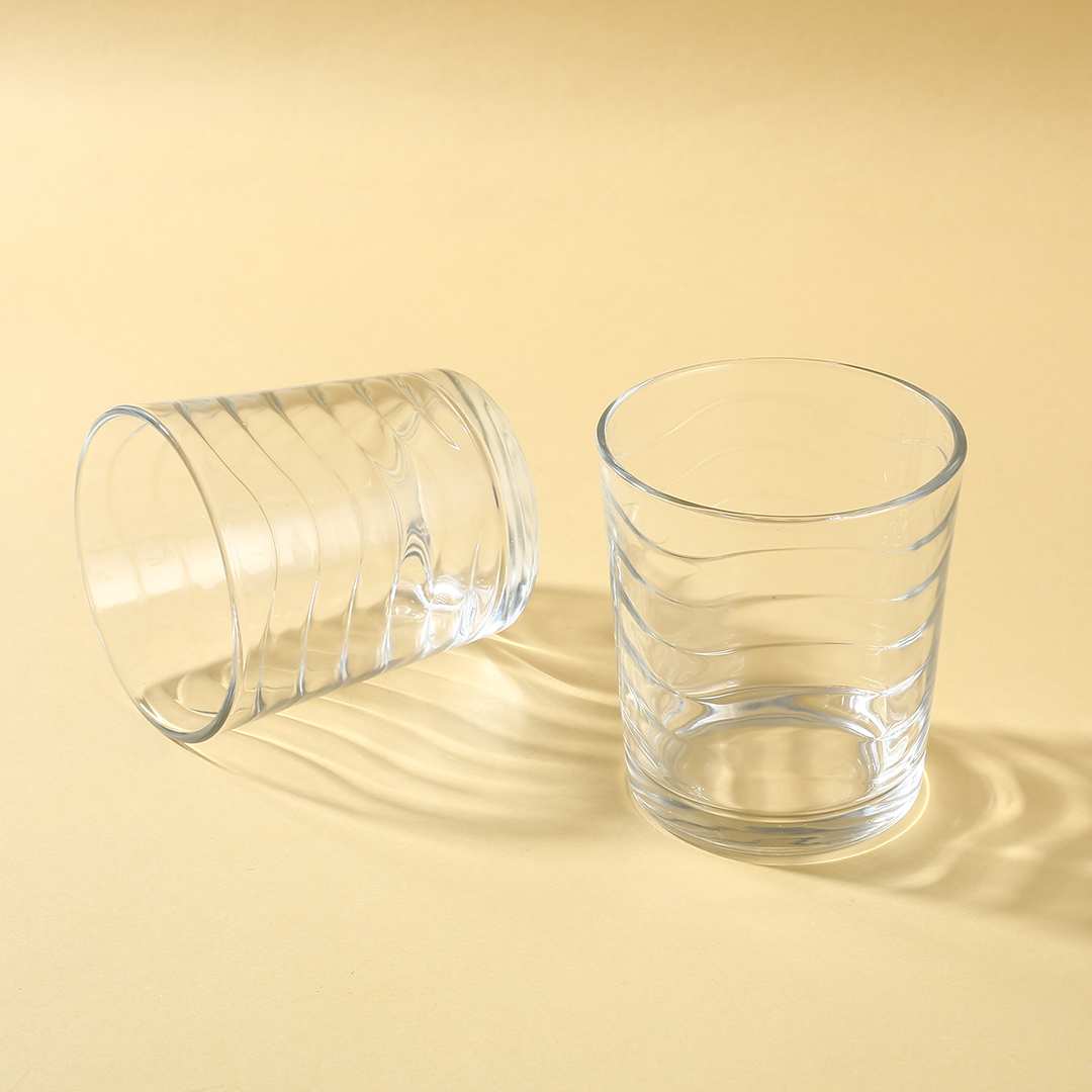 Modena Whiskey Glass Waves 285 Ml (Set Of 6) - Image 6