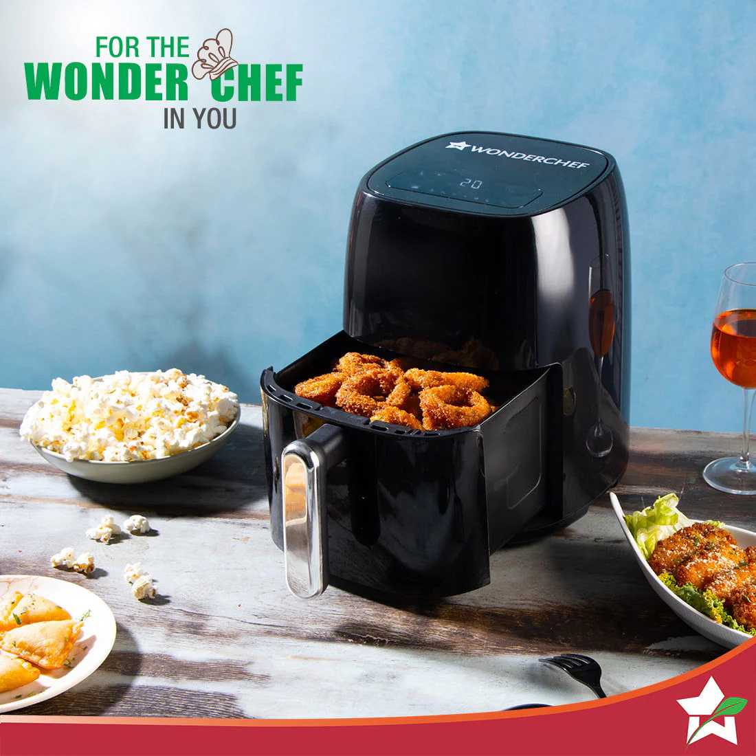 Neo Digital Air Fryer | Rapid Air Technology | 6 Pre-Set Menu Options | Temperature and Time Control | Automatic Shut-Off | Compact Design | 4.5 Litres | 1 Year Warranty | 1500 Watts | Black - Image 6