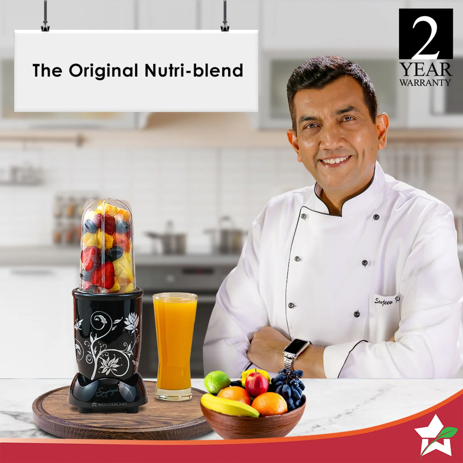 Wonderchef Renewed Nutri-blend | 400W | 22000 RPM | 100% Full Copper Motor | SS Blades | 2 Unbreakable Jars - Image 3