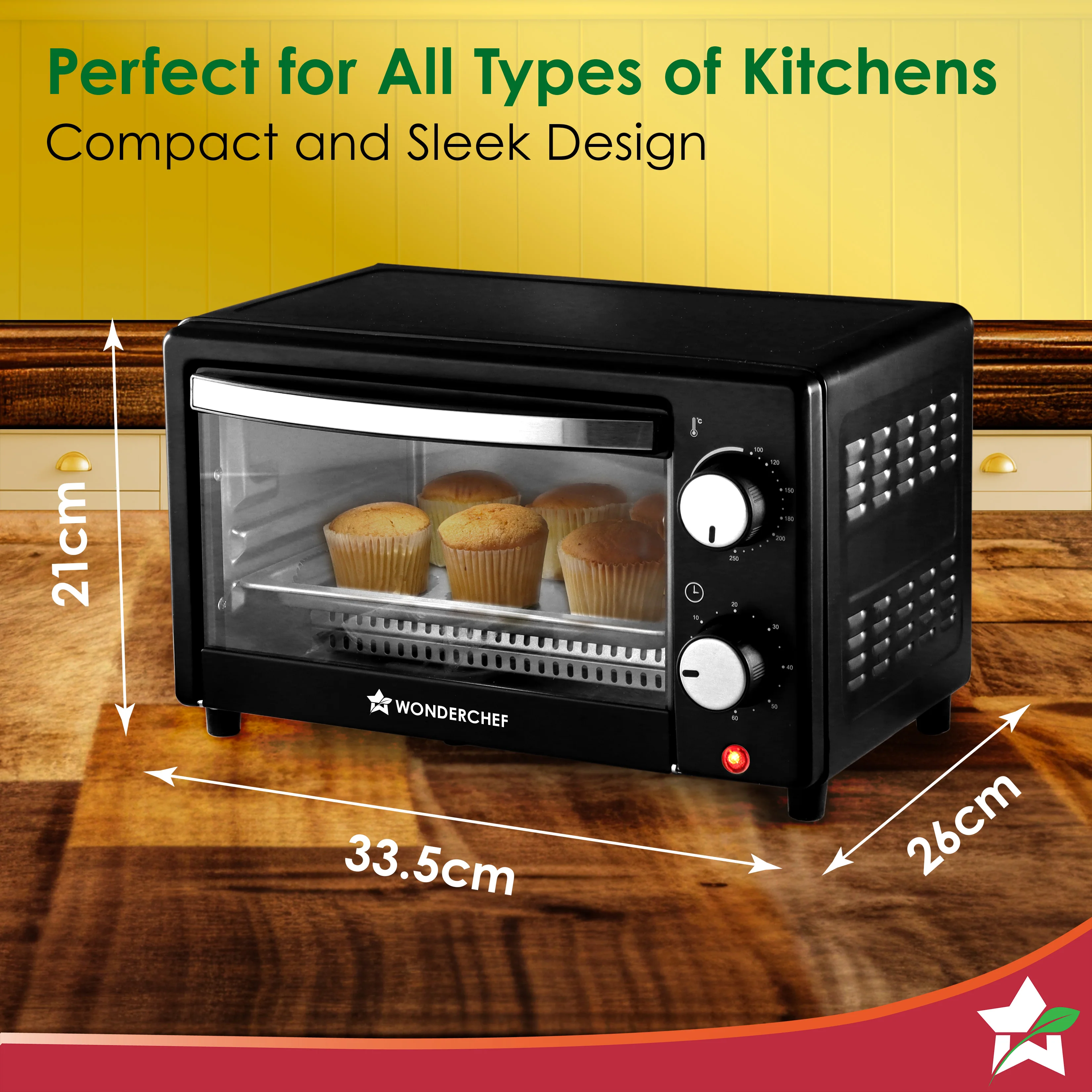 Oven Toaster Griller (OTG) 10 L | Bake, Grill, Roast | Auto-Shut Off | Heat-Resistant Tempered Glass | Customised Time & Temperature Control | Easy to Clean | 2 Year Warranty - Image 7
