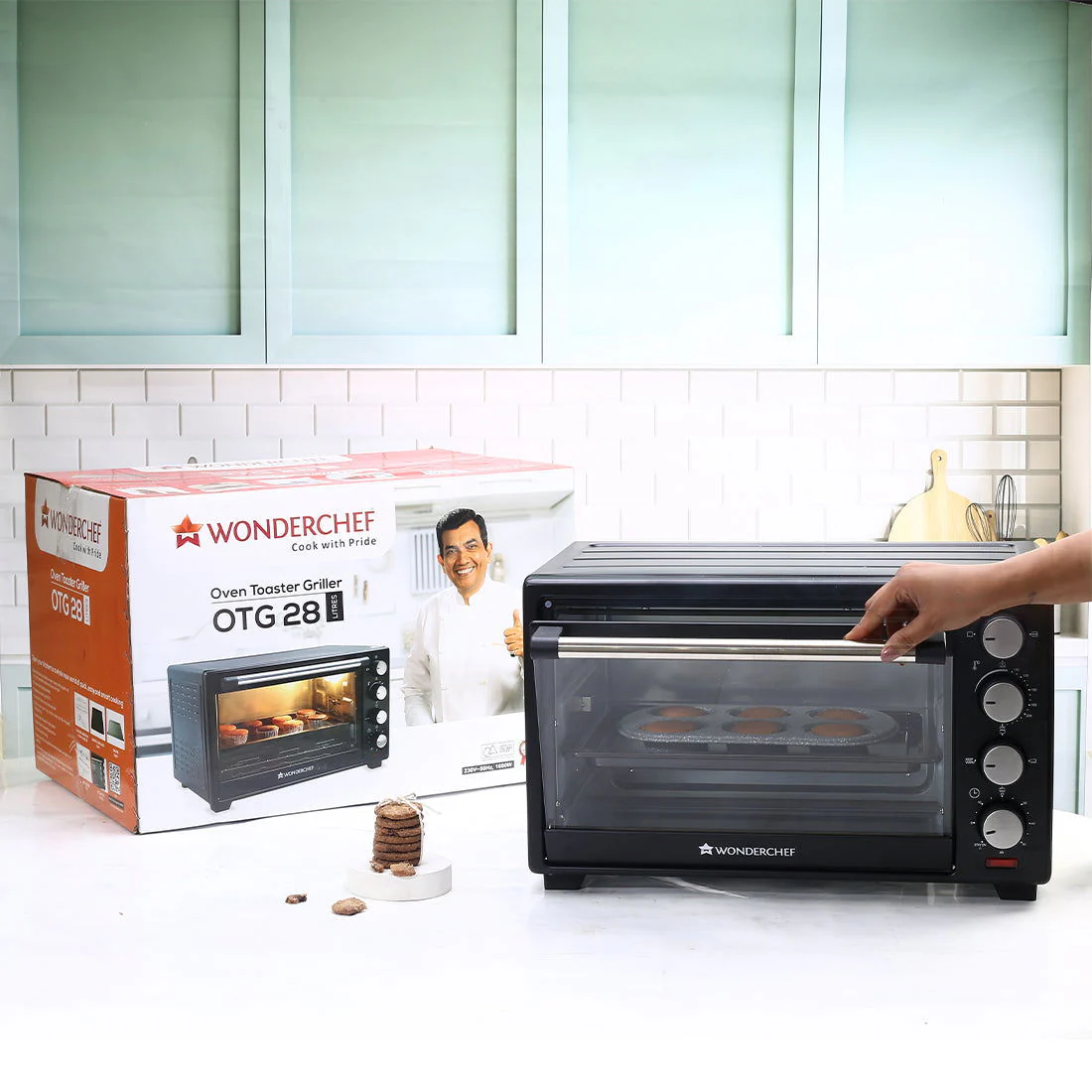 Wonderchef Renewed Oven Toaster Griller (OTG) - 28L | Black with Rotisserie | Auto-shut off | Heat-resistant Tempered Glass | Multi-stage Heat Selection - Image 19