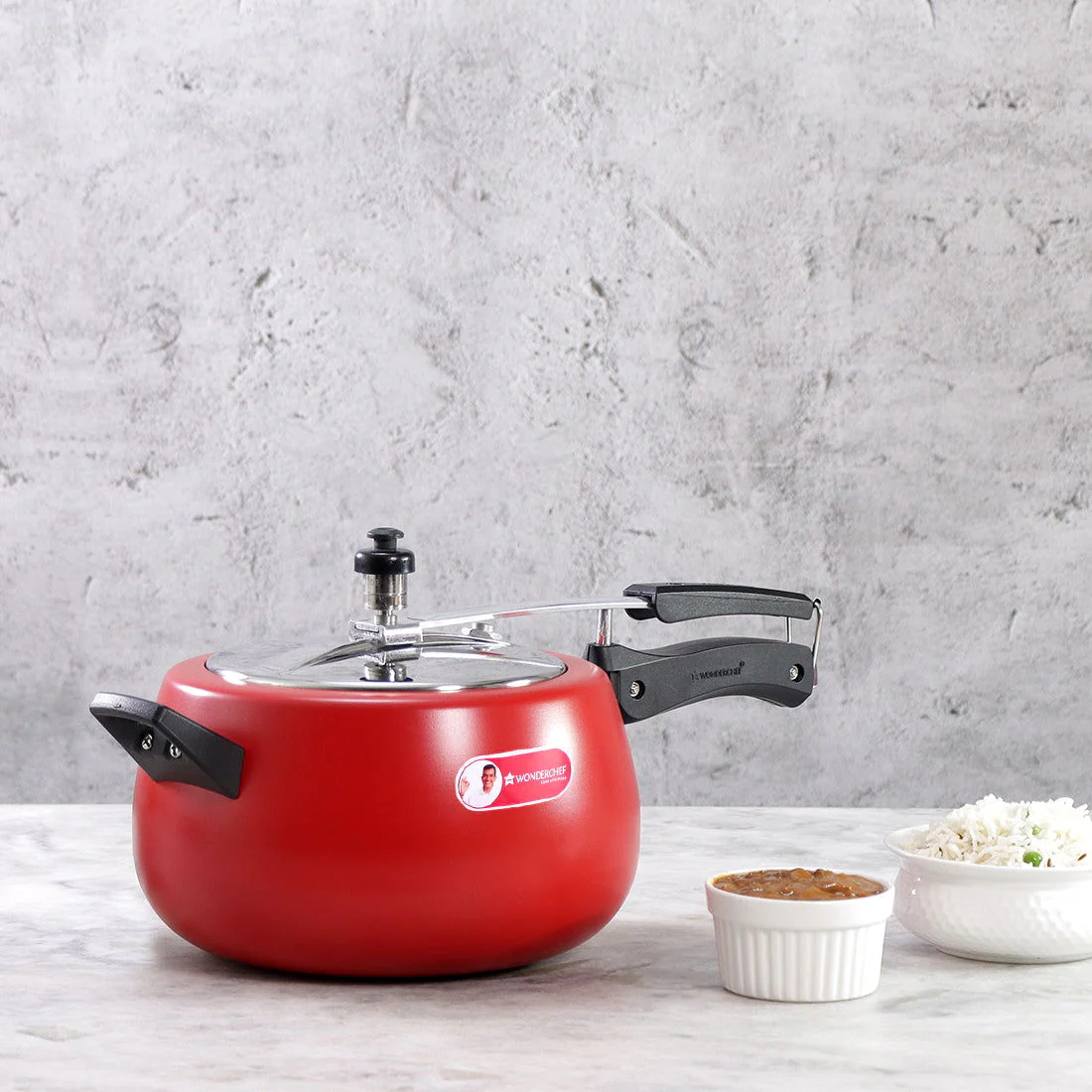 Regalia Induction Base 5L Pressure Cooker with Inner Lid, 2 Years Warranty, Red - Image 6