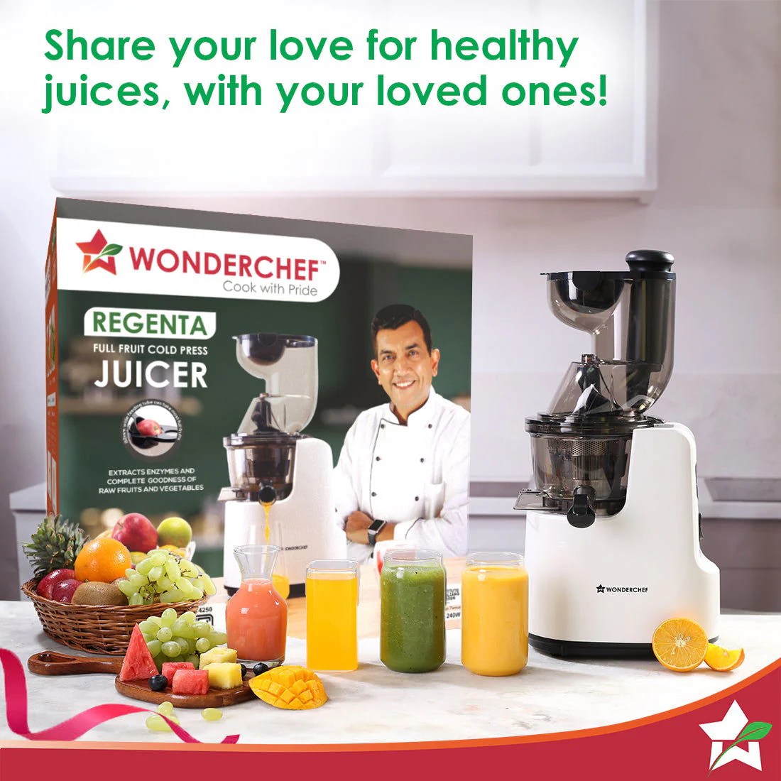 Regenta Full Fruit Juicer | Professional Cold Press | High Juice Yield | 240W | 55 RPM | Fine Strainer | All-in-1 Fruit & Vegetable Juicer | White | 2 Year Warranty - Image 8