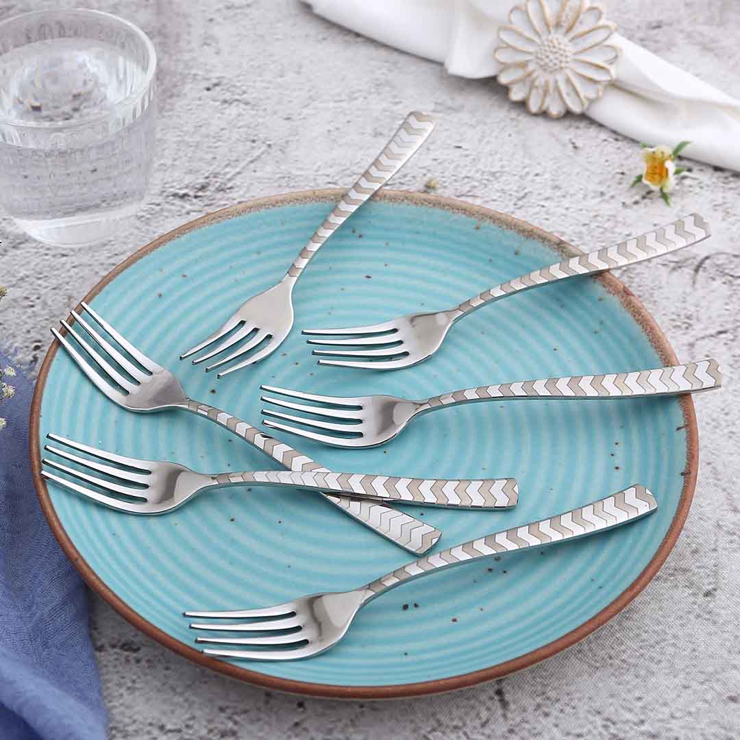 Roma Dinner Fork - Laser Etching - Set of 6 pcs - Image 3