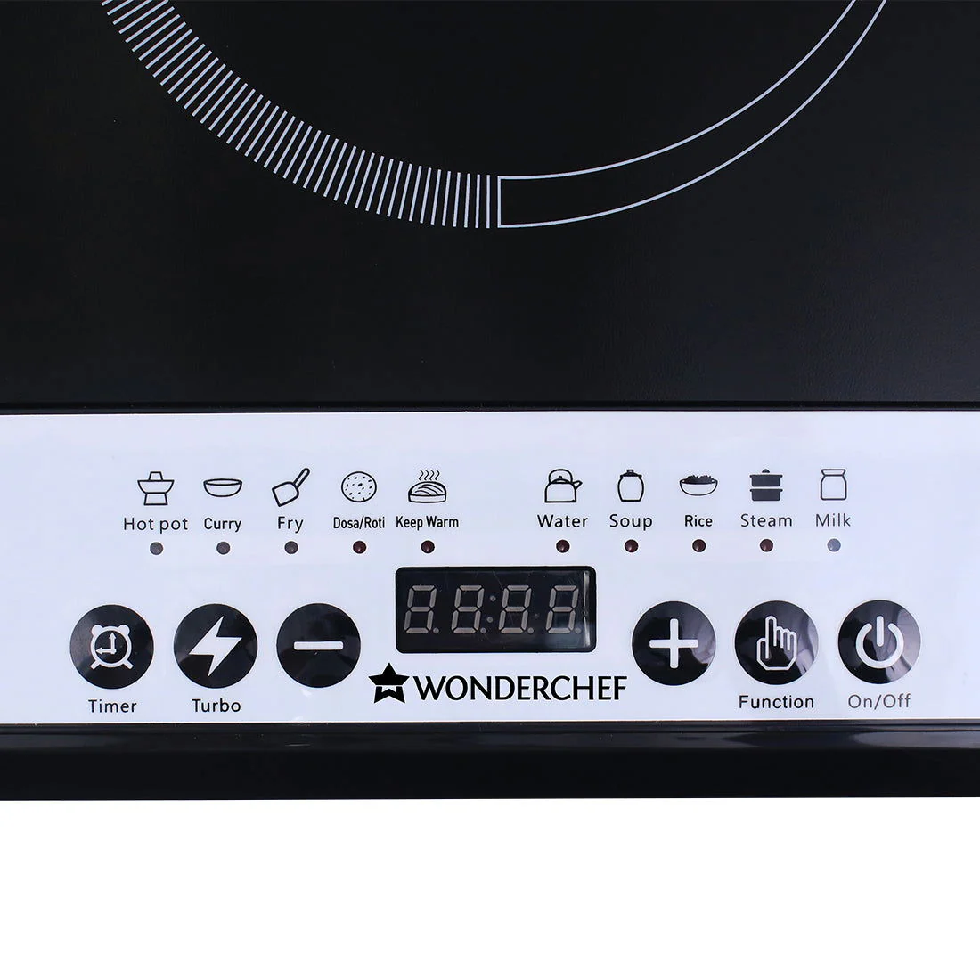 Ruby Induction Cooktop, 1800W, Advanced Dual Layer Coil, Push Touch Button Control, 2 Years Warranty - Image 5