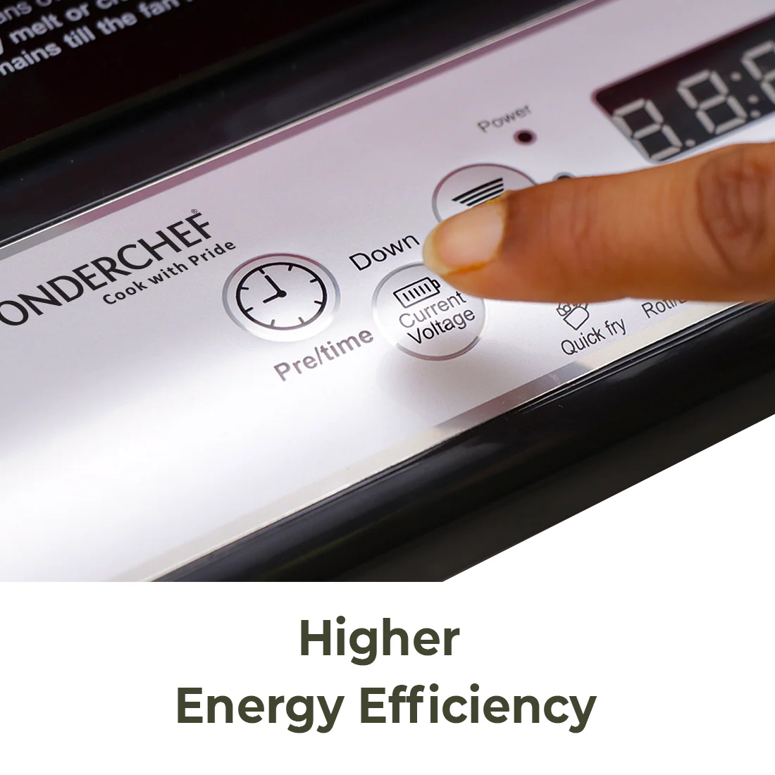 Torino Induction Cooktop with 11 Pre-set Cooking Menus|2000 Watt Induction Cooktop| Eco-friendly IGBT Technology|Crystal Glass Top Surface| LCD Digital Panel | Smart Touch Buttons|Compact & Portable Induction Cooktop| 2 Year Warranty - Image 8