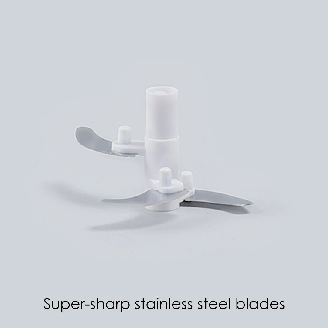 Classic String Vegetable Chopper & Whipper, Vegetable Cutter, Dip Whipper, Anti Slip, 3 Stainless Steel Blades, 450 ml - Image 7
