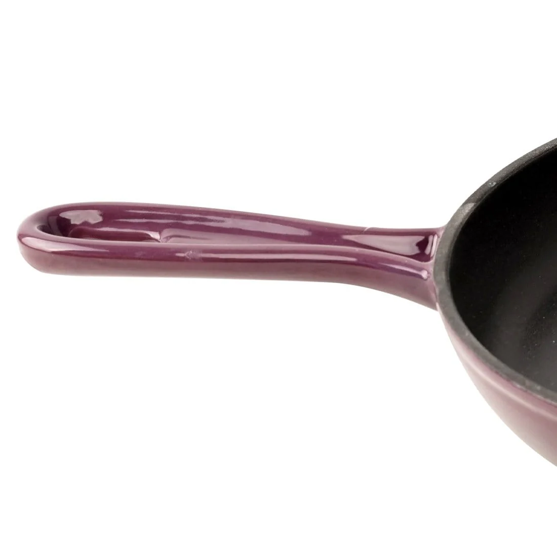 Ferro Cast-iron 26 cm Frying Pan, Corrosion-Resistant Coating, Compatible on Induction, 1.6 L, 5 Years Warranty, Purple - Image 10