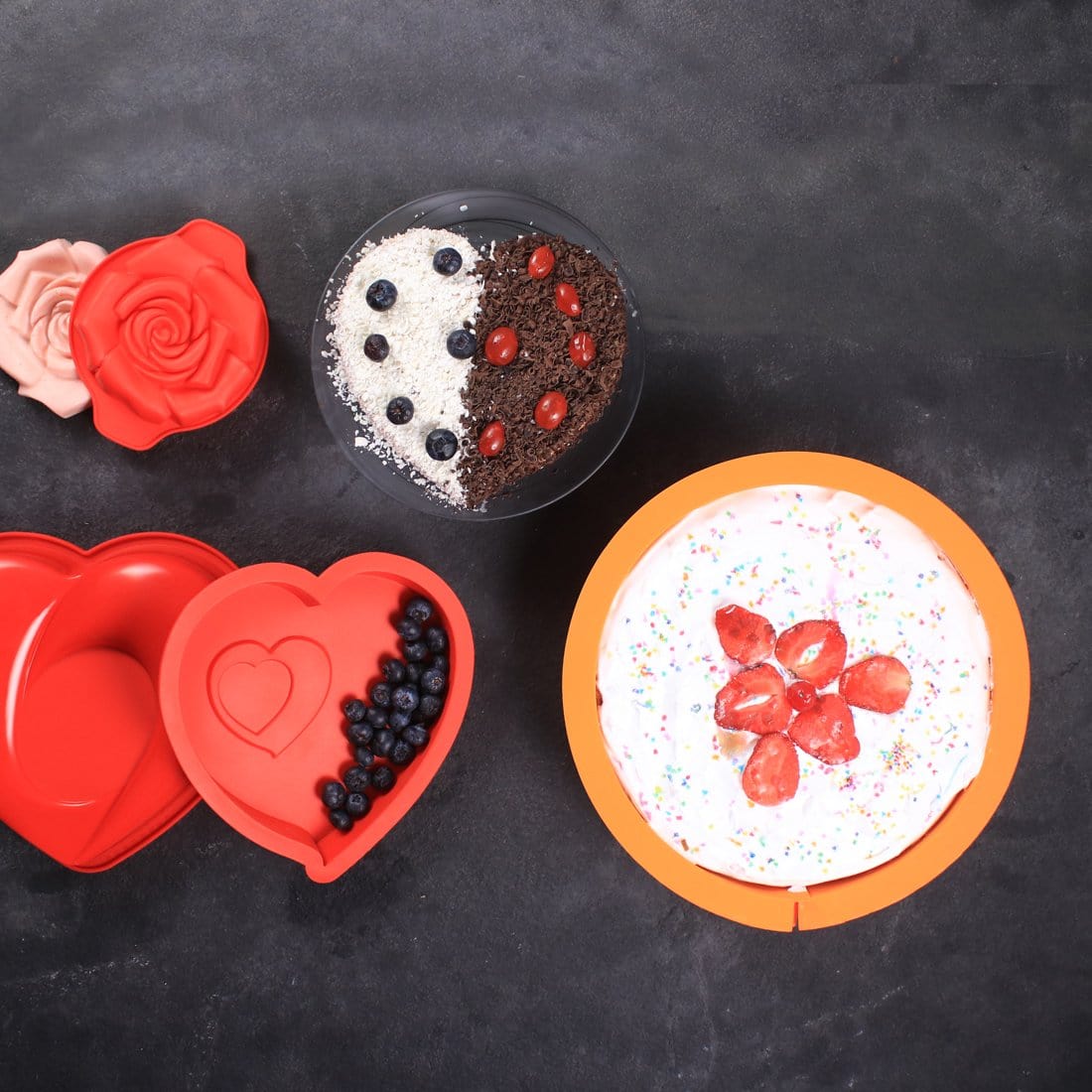 Pavoni Easycake Platinum Silicone Round Shaped Cake Ring - Image 10