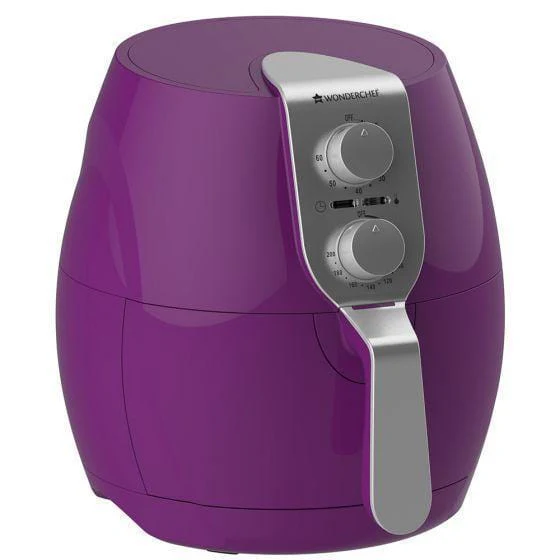 Wonderchef Renewed Prato Air Fryer, 2.2L Capacity Frying Basket, Automatic Shut Down Function,1200W, Purple - Image 3