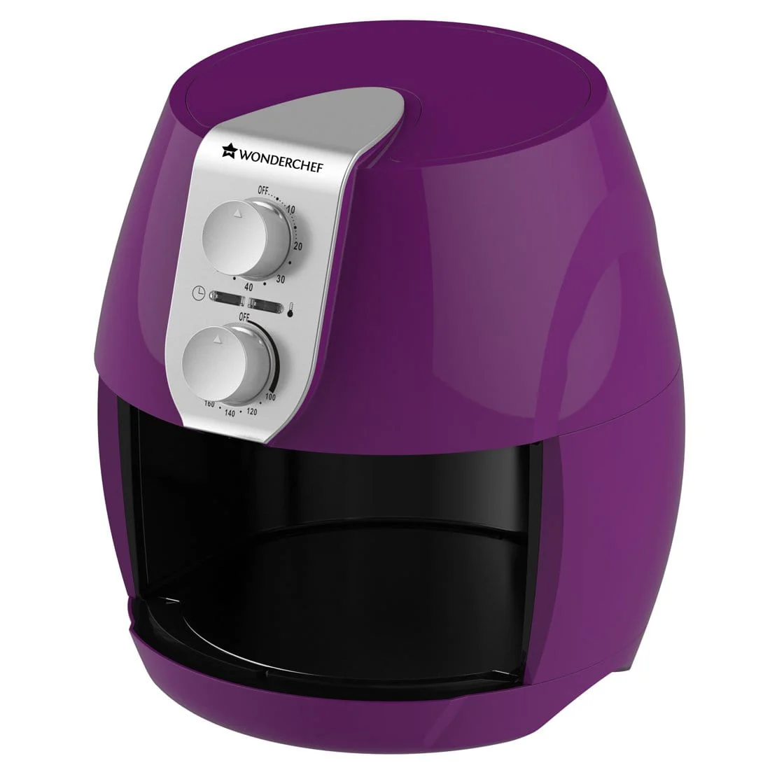 Wonderchef Renewed Prato Air Fryer, 2.2L Capacity Frying Basket, Automatic Shut Down Function,1200W, Purple - Image 5