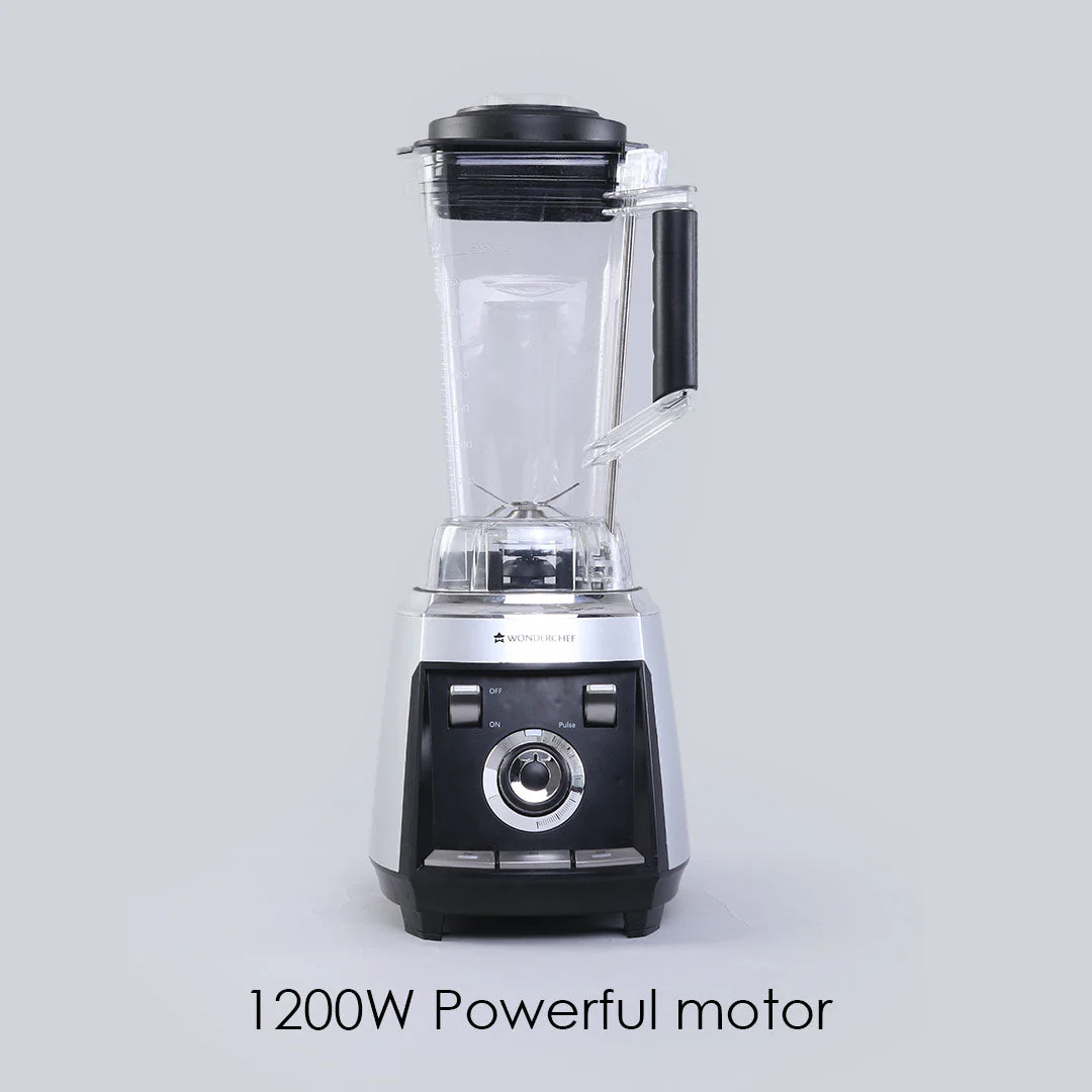 Wonderchef Renewed Regalia Professional Power Blender with Pulse Function| 3-in-1 Mixer, Blender, Grinder | 1200 Watt Full Copper Motor| Unbreakable 2 Litre Jar| Commercial Heavy Duty Blender| 1 Year Warranty - Image 4