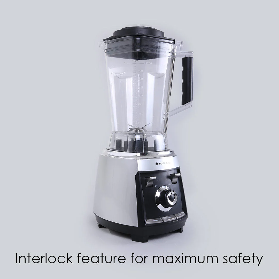 Wonderchef Renewed Regalia Professional Power Blender with Pulse Function| 3-in-1 Mixer, Blender, Grinder | 1200 Watt Full Copper Motor| Unbreakable 2 Litre Jar| Commercial Heavy Duty Blender| 1 Year Warranty - Image 9