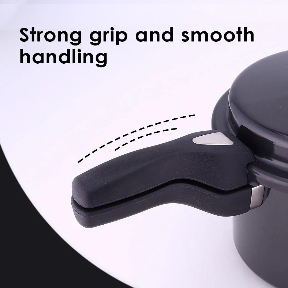 Wonderchef Renewed Taurus Hard Anodized 5L Outer Lid Pressure Cooker | SS Lid | Soft Touch Handles for Durability | Induction Friendly | ISI Certified - Image 8