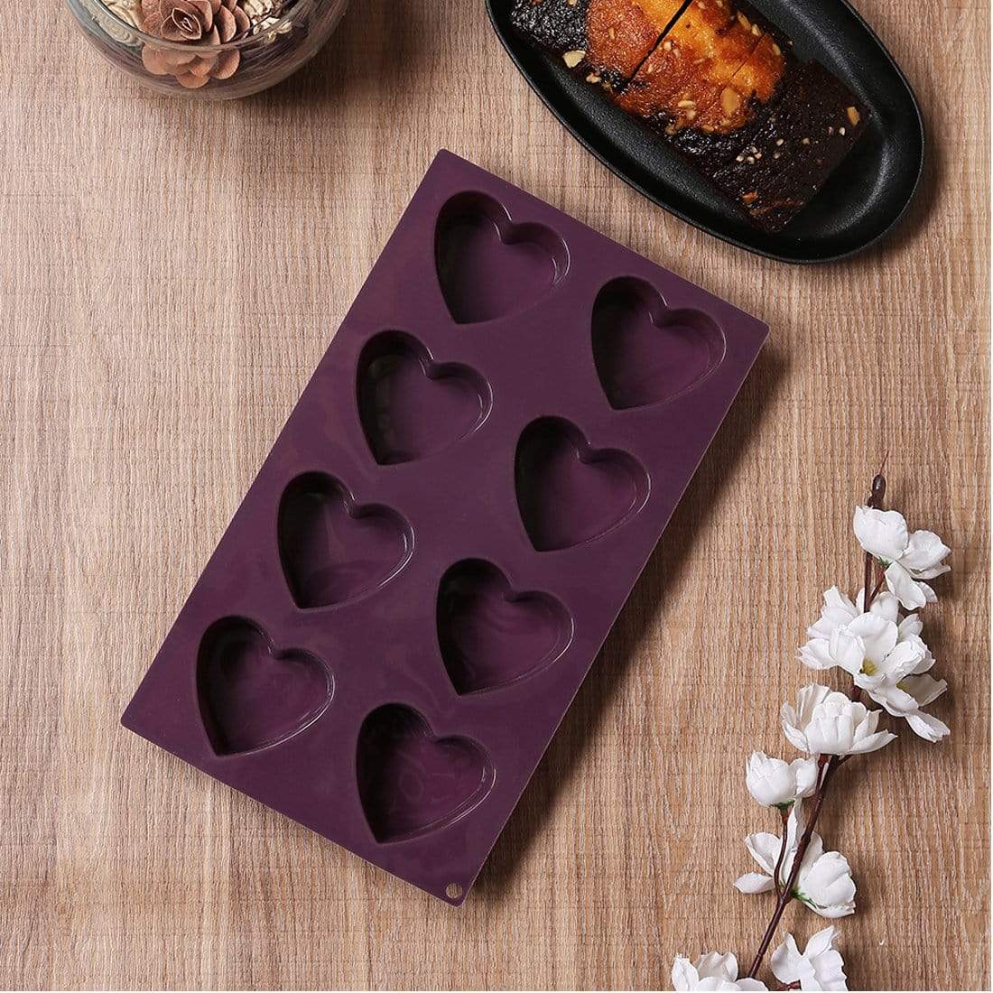 Platinum Silicone Heart Cake Mould - Image 8